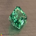 Natural Apatite 1.55 Carats Paraiba Green Emerald Cut 7x6 mm Loose Gemstone - Image 6
