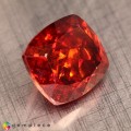 Natural Sphalerite 7.78 Carats Vivid Orange Cushion 12x10 mm Loose Gemstone - Image 6