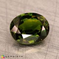 Natural Tsavorite garnet 2.29 Carats Hunter Green Oval 9x7 mm Loose Gemstone - Image 2