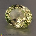 Natural Sillimanite 5.12 Carats Yellowish Green Oval 12x10 mm Loose Gemstone - Image 2