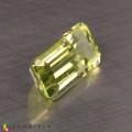Natural Amblygonite 3.34 Carats Yellowish Green Emerald Cut 12x6 mm Loose Gemstone - Image 5