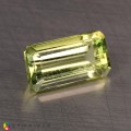 Natural Amblygonite 3.34 Carats Yellowish Green Emerald Cut 12x6 mm Loose Gemstone - Image 6
