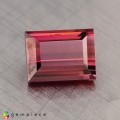 Natural Tourmaline 1.60 Carats Vivid Pink Baguette 7x6 mm Loose Gemstone - Image 3
