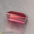 Natural Tourmaline 1.60 Carats Vivid Pink Baguette 7x6 mm Loose Gemstone - Image 5