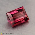 Natural Tourmaline 1.60 Carats Vivid Pink Baguette 7x6 mm Loose Gemstone - Image 7