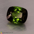 Natural Tourmaline 5.11 Carats Honey Green Cushion 11x9 mm Loose Gemstone - Image 2