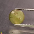 Natural Chrysoberyl cats eye 2 Carats Yellow Round 9x3 mm Loose Gemstone - Image 4
