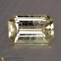 Natural Grossular garnet 2.24 Carats Pastel Yellow Emerald Cut 10x6 mm Loose Gemstone - Image 1