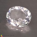 Natural Scapolite 2.47 Carats White Oval 10x9 mm Loose Gemstone - Image 2