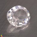 Natural Scapolite 2.47 Carats White Oval 10x9 mm Loose Gemstone - Image 5