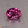 Natural Malaya garnet 0.98 Carats Purplish Pink Oval 7x5 mm Loose Gemstone - Image 1