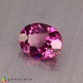 Natural Malaya garnet 0.98 Carats Purplish Pink Oval 7x5 mm Loose Gemstone - Image 2