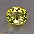 Natural Tourmaline 1.95 Carats Greenish Yellow Oval 9x7 mm Loose Gemstone - Image 1