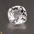 Natural Montebrasite 1.70 Carats White Antique Cushion 7x5 mm Loose Gemstone - Image 1