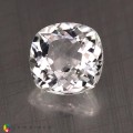 Natural Montebrasite 1.70 Carats White Antique Cushion 7x5 mm Loose Gemstone - Image 2