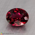 Natural Rhodolite garnet 2.52 Carats Purplish Pink Oval 9x7 mm Loose Gemstone - Image 6