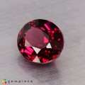 Natural Rhodolite garnet 2.52 Carats Purplish Pink Oval 9x7 mm Loose Gemstone - Image 3