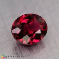 Natural Rhodolite garnet 2.52 Carats Purplish Pink Oval 9x7 mm Loose Gemstone - Image 5