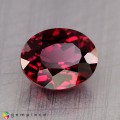 Natural Rhodolite garnet 2.52 Carats Purplish Pink Oval 9x7 mm Loose Gemstone - Image 1
