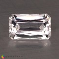 Natural Beryl 2.91 Carats White Emerald Cut 11x7 mm Loose Gemstone - Image 3