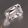 Natural Beryl 2.91 Carats White Emerald Cut 11x7 mm Loose Gemstone - Image 5