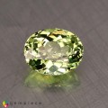 Natural Mali garnet 0.96 Carats Yellowish Green Oval 6x5 mm Loose Gemstone - Image 1