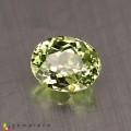 Natural Mali garnet 0.96 Carats Yellowish Green Oval 6x5 mm Loose Gemstone - Image 2