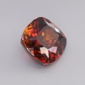 Natural Sphalerite 22.52 Carats Vivid Orange Cushion 18x15 mm Loose Gemstone - Image 4