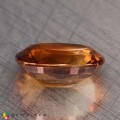 Natural Zircon 6 Carats Orange Brown Oval Cushion 12x9 mm Loose Gemstone - Image 3