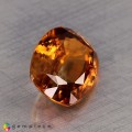 Natural Zircon 6 Carats Orange Brown Oval Cushion 12x9 mm Loose Gemstone - Image 4