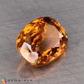 Natural Zircon 6 Carats Orange Brown Oval Cushion 12x9 mm Loose Gemstone - Image 5