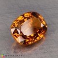 Natural Zircon 6 Carats Orange Brown Oval Cushion 12x9 mm Loose Gemstone - Image 6