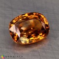 Natural Zircon 6 Carats Orange Brown Oval Cushion 12x9 mm Loose Gemstone - Image 7