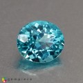 Natural Apatite 1.54 Carats Paraiba Blue Oval 8x7 mm Loose Gemstone - Image 1