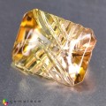 Natural Tourmaline 5.46 Carats Honey Yellow Emerald Cut 13x10 mm Loose Gemstone - Image 2