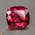 Natural Rhodolite garnet 6.39 Carats Purplish Pink Antique Cushion 11x6 mm Loose Gemstone - Image 1