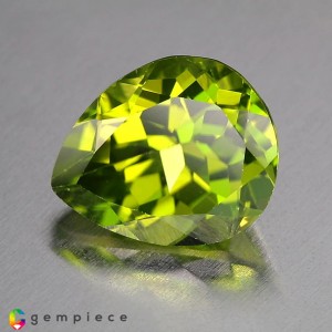 peridot  5.63cts - 12x10mm
