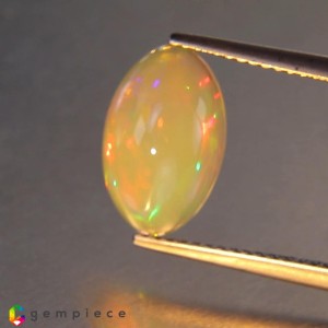 rainbow opal  2.52cts - 13x8mm rainbow opal  2.52cts - 13x8mm