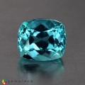 Natural Apatite 1.44 Carats Paraiba Blue Cushion 7x6 mm Loose Gemstone - Image 1