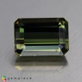 Natural Kornerupine 2.02 Carats Honey Green Emerald Cut 8x6 mm Loose Gemstone - Image 3