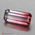 Natural Tourmaline 4.70 Carats Pink to Champagne Emerald 14x6 mm Loose Gemstone - Image 2
