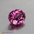 Natural Malaya garnet 1.31 Carats Purplish Pink Oval 7x6 mm Loose Gemstone - Image 1