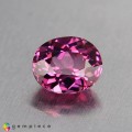 Natural Malaya garnet 1.31 Carats Purplish Pink Oval 7x6 mm Loose Gemstone - Image 2