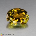 Natural Tourmaline 3.44 Carats Yellow Green Oval 11x9 mm Loose Gemstone - Image 3