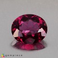 Natural Rhodolite garnet 4.34 Carats Purplish Pink Oval 11x10 mm Loose Gemstone - Image 5