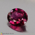 Natural Rhodolite garnet 4.34 Carats Purplish Pink Oval 11x10 mm Loose Gemstone - Image 4
