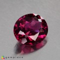 Natural Rhodolite garnet 4.34 Carats Purplish Pink Oval 11x10 mm Loose Gemstone - Image 8