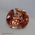 Natural Andesine 4.66 Carats Orange Peach Oval 8x6 mm Loose Gemstone - Image 2