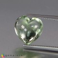 Natural Tourmaline 7.13 Carats Baby Green Heart  12x7 mm Loose Gemstone - Image 1