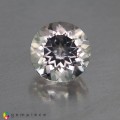 Natural Acrolite 2.12 Carats White Round 8x6 mm Loose Gemstone - Image 1